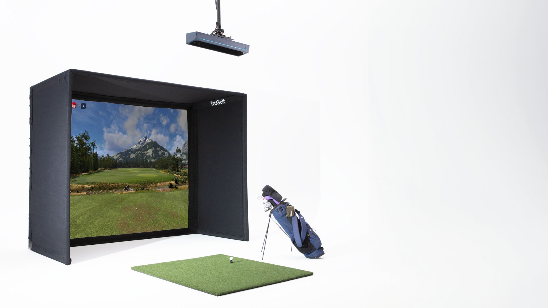 Starter 10 compact golf simulator in Meridian