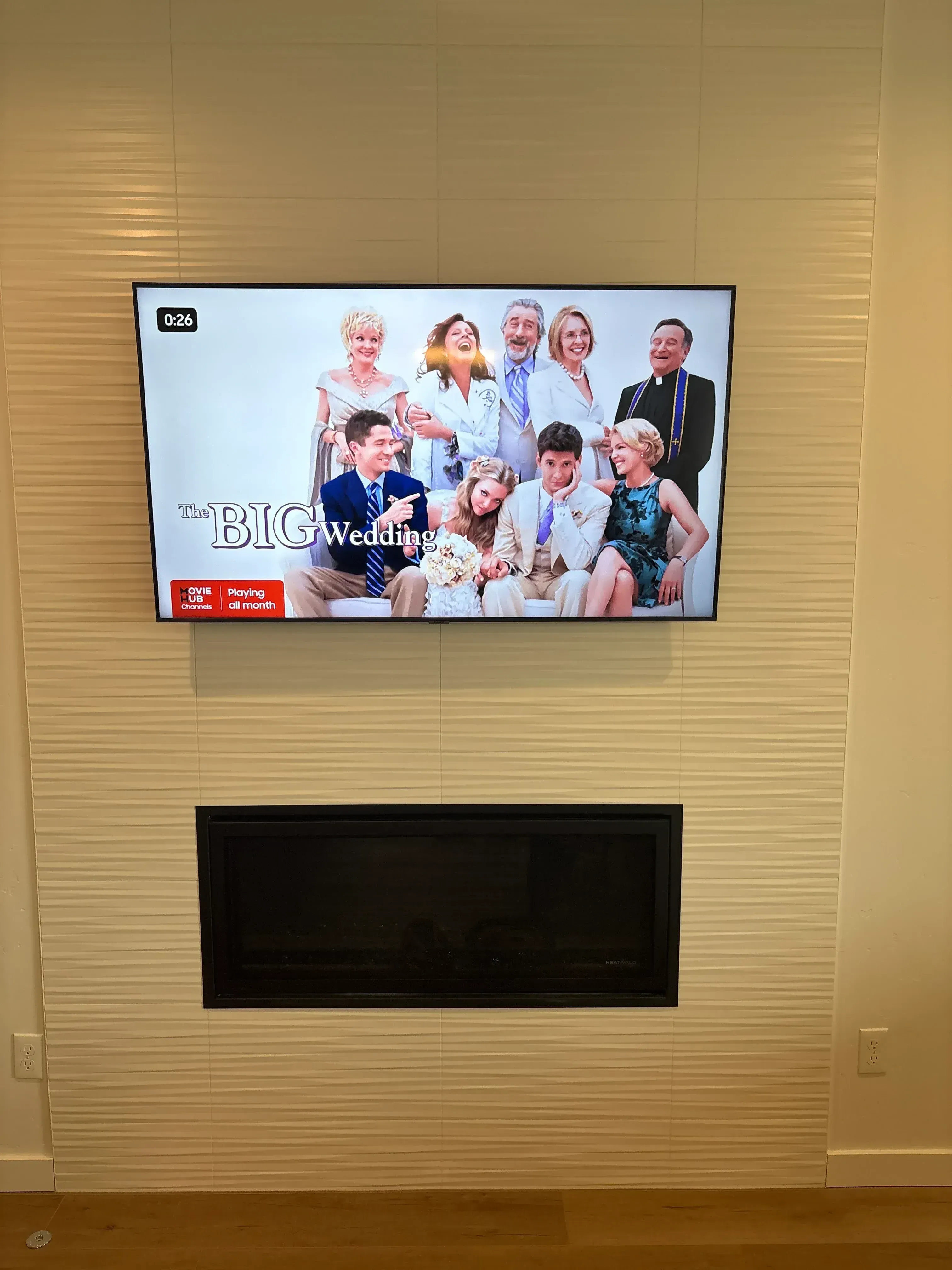 Professional TV Mounting on Tile Fireplace in Star, Idaho